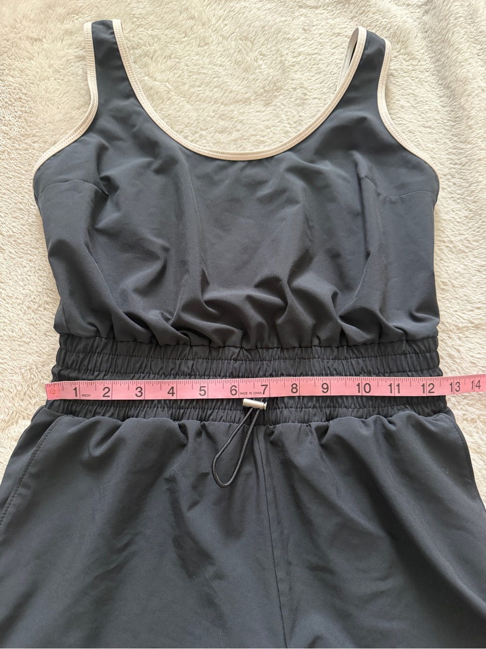 Abercrombie & Fitch Black Cinched Waist Active Romper Size S - Picture 4 of 8